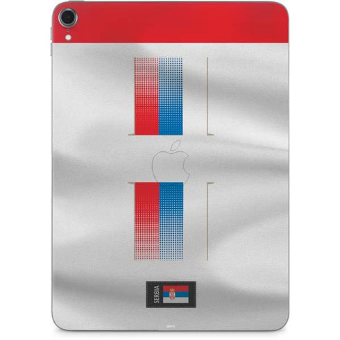 Serbia Soccer Flag Apple iPad Pro Skin